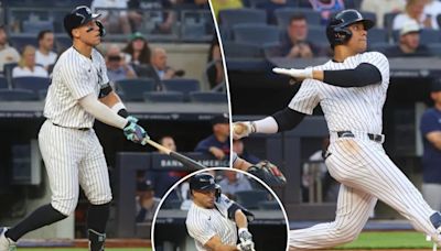 Aaron Judge, Juan Soto and Giancarlo Stanton all homer in Yankees’ blowout win over Astros