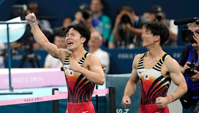 Japan’s Shinnosuke Oka wins men's Olympic all-around title. Defending champ Daiki Hashimoto falters