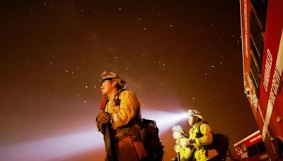 Lake fire in Santa Barbara County grows, but threat to Santa Ynez, Los Olivos weakens