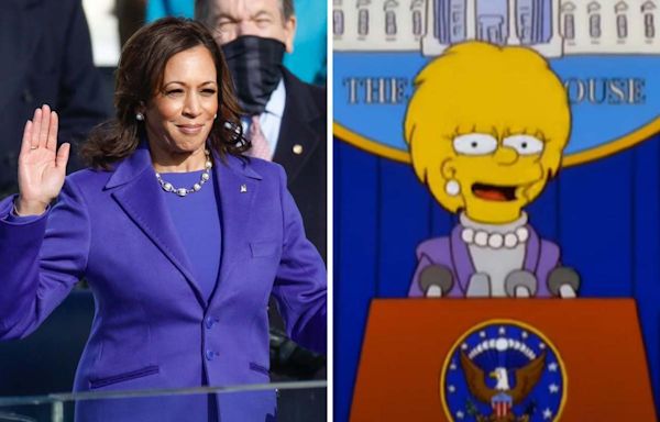 'Simpsons' fans believe this iconic Lisa Simpson moment may have predicted Kamala Harris' presidency