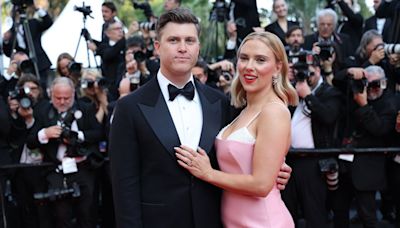 Scarlett Johansson Jokes About Her Prenup With Colin Jost