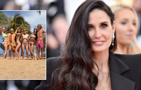 Demi Moore stuns fans with ‘ageless’ video while on beach vacation with daughters