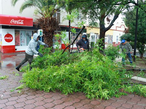 Continúan las acciones de ayuda tras la intensa lluvia en Aguascalientes