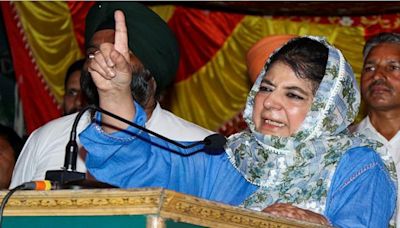 J-K Elections 2024: Jammu and Kashmir will never have a BJP government, says PDP Chief Mehbooba Mufti