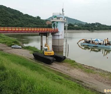 南化水庫蓄水率9成7 阿公店水庫啟動空庫排砂