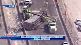 3 hospitalized after tractor trailer overturns on SB lanes of Sawgrass Expressway in Coral Springs; SB lanes closed - WSVN 7News | Miami News, Weather, Sports | Fort...