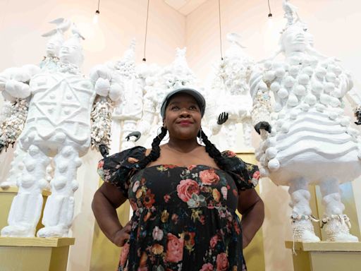 How artist vanessa german worked with Topekans for Brown v. Board exhibit 'CRAVING LIGHT'