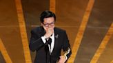 'Please keep your dreams alive': Ke Huy Quan tears up during Oscar acceptance speech