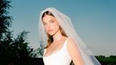 Barbara Palvin's Classic Wedding Look Included Three Hair Accessories and One Style Change