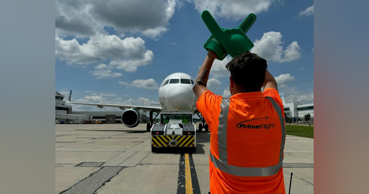 PrimeFlight Aviation Services Begins Total Handling Services for Frontier Airlines at CVG