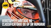 VERSTAPPEN PERDE A POLE E A LINHA NO CLASSIFICATÓRIO DO GP DA HUNGRIA