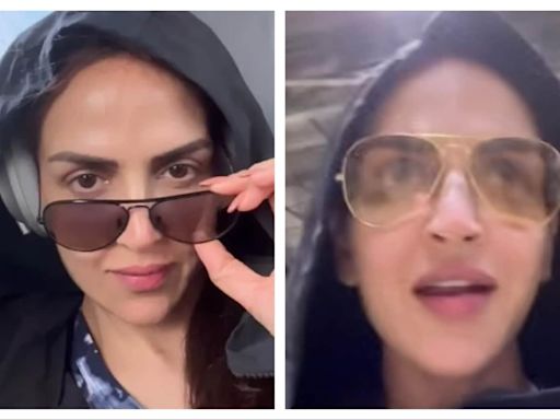 Esha Deol takes Vande Bharat for work: Train ride after a long time. Watch