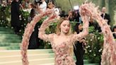 Dove Cameron's 2024 Met Gala dress has sleeves that trail all along the floor