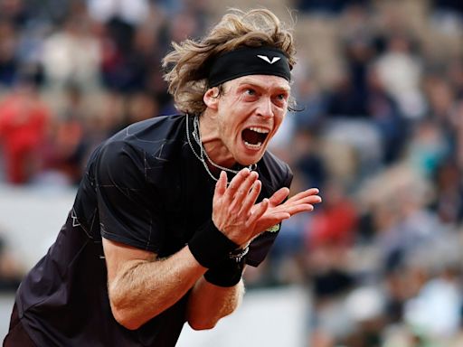 Watch: Andrey Rublev boils over after shock French Open defeat by continuously smashing racket