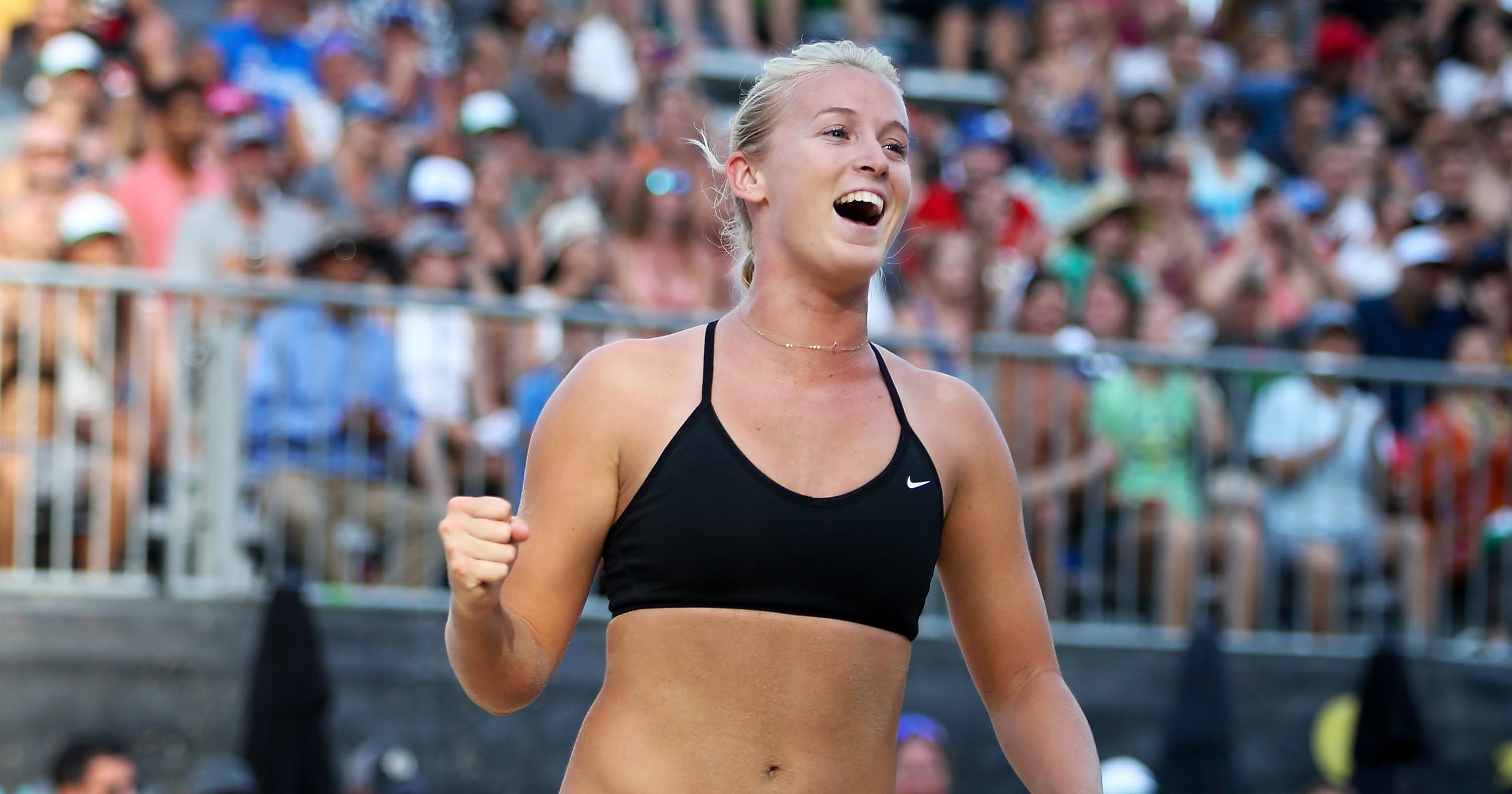 For Olympic Beach Volleyball Player Sara Hughes, "Sunscreen Is a Part of the Culture"