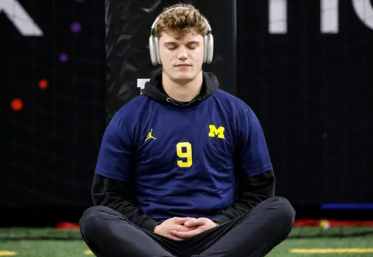 JJ McCarthy Revealed the One Player Who Messed Up His Pregame Meditation at Michigan