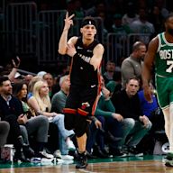 Heat hit 23 3 s to stun Celtics