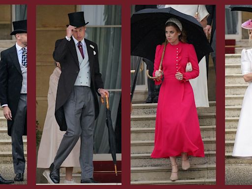 Prince William Is Joined by His Royal Cousins at Rainy Buckingham Palace Garden Party