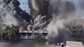 Video: Palestinian house targeted near Gaza’s Nasser Hospital