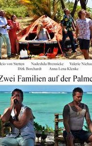 Zwei Familien auf der Palme