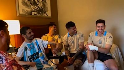 “¿Cuántos pulmones tenés?”: el divertido diálogo de un fanático de la selección argentina con Julián Álvarez, Enzo Fernández y Exequiel Palacios