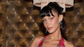 Bella Hadid's Adorable Patchwork Bikini is Singlehandedly Keeping Summer Alive