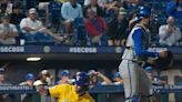 LSU baseball's Dylan Crews beats tag at home, leading to Kentucky coach's ejection in SEC Tournament