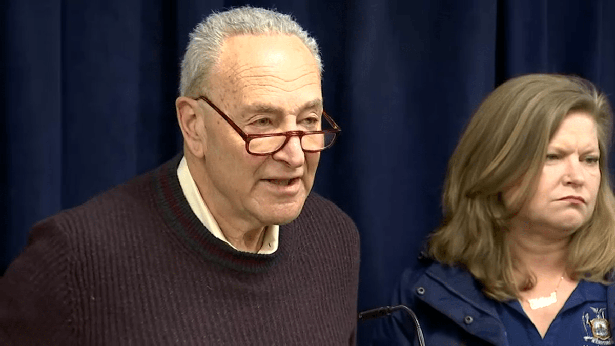 Chuck Schumer announces more security funding amid bomb threats