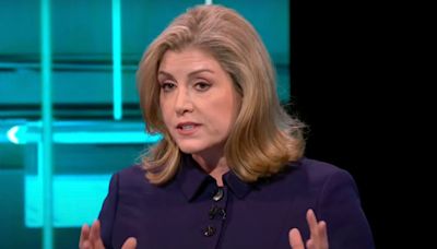 Tories are the underdog in the election, Mordaunt says, as she calls for party to ignore polls and rally