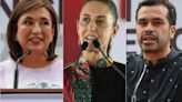 ¿Dónde cierran campaña Xóchitl Gálvez, Claudia Sheinbaum y Jorge Álvarez Máynez?