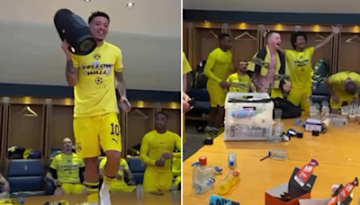 Borussia Dortmund players sing Adele in changing room after reaching Champions League final