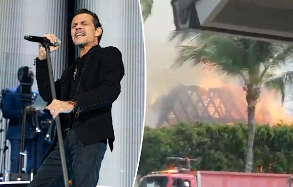 Marc Anthony’s Dominican Republic home catches fire, 3 bungalows destroyed in flames