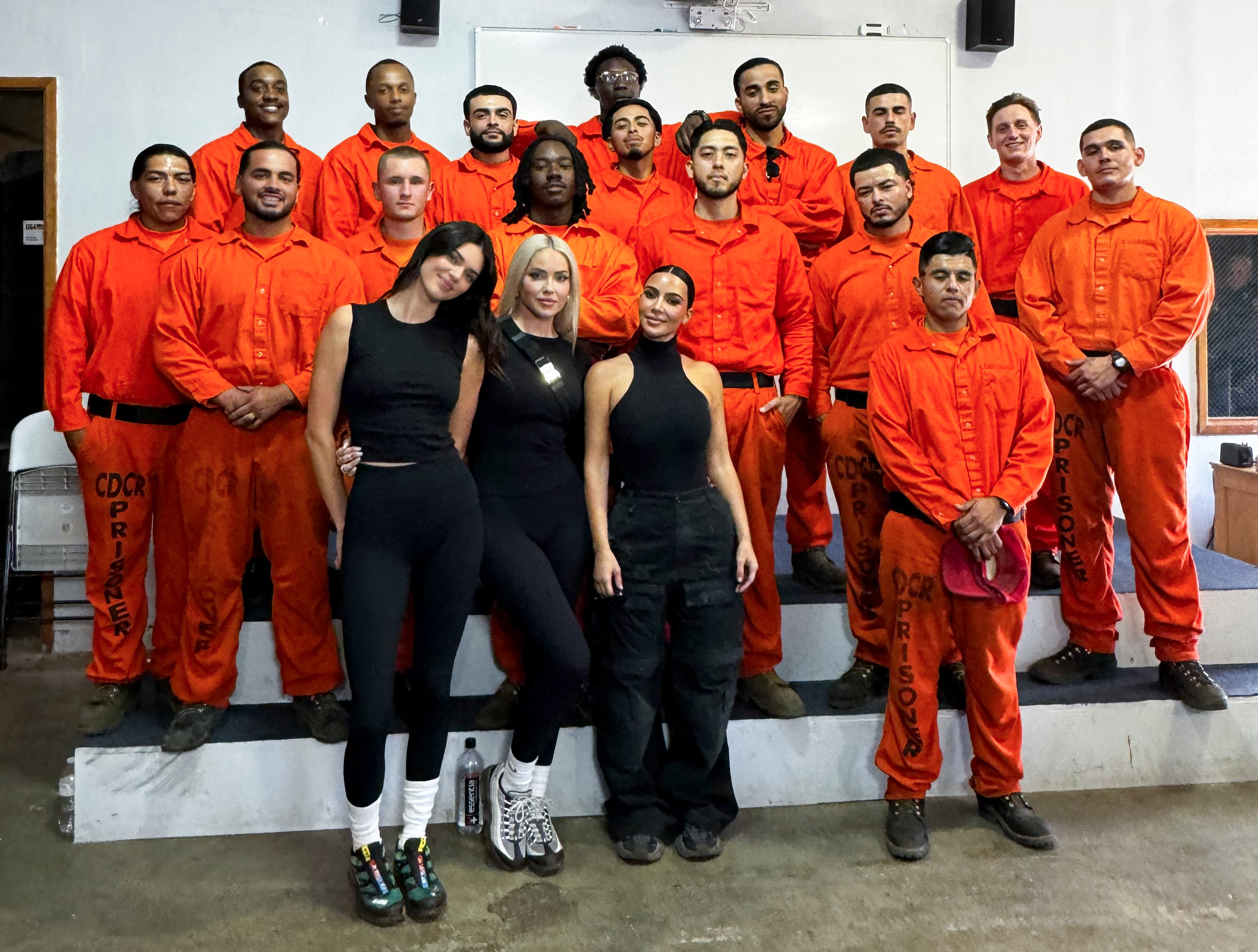 Kim Kardashian and sister visit Northern California inmate fire camp