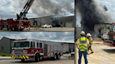 Dfw Mansfield Fire department responds to large structure fire