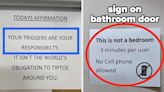 18 Photos Of Rules, Signs, And Policies That Toxic Work Places Actually Tried To Enforce