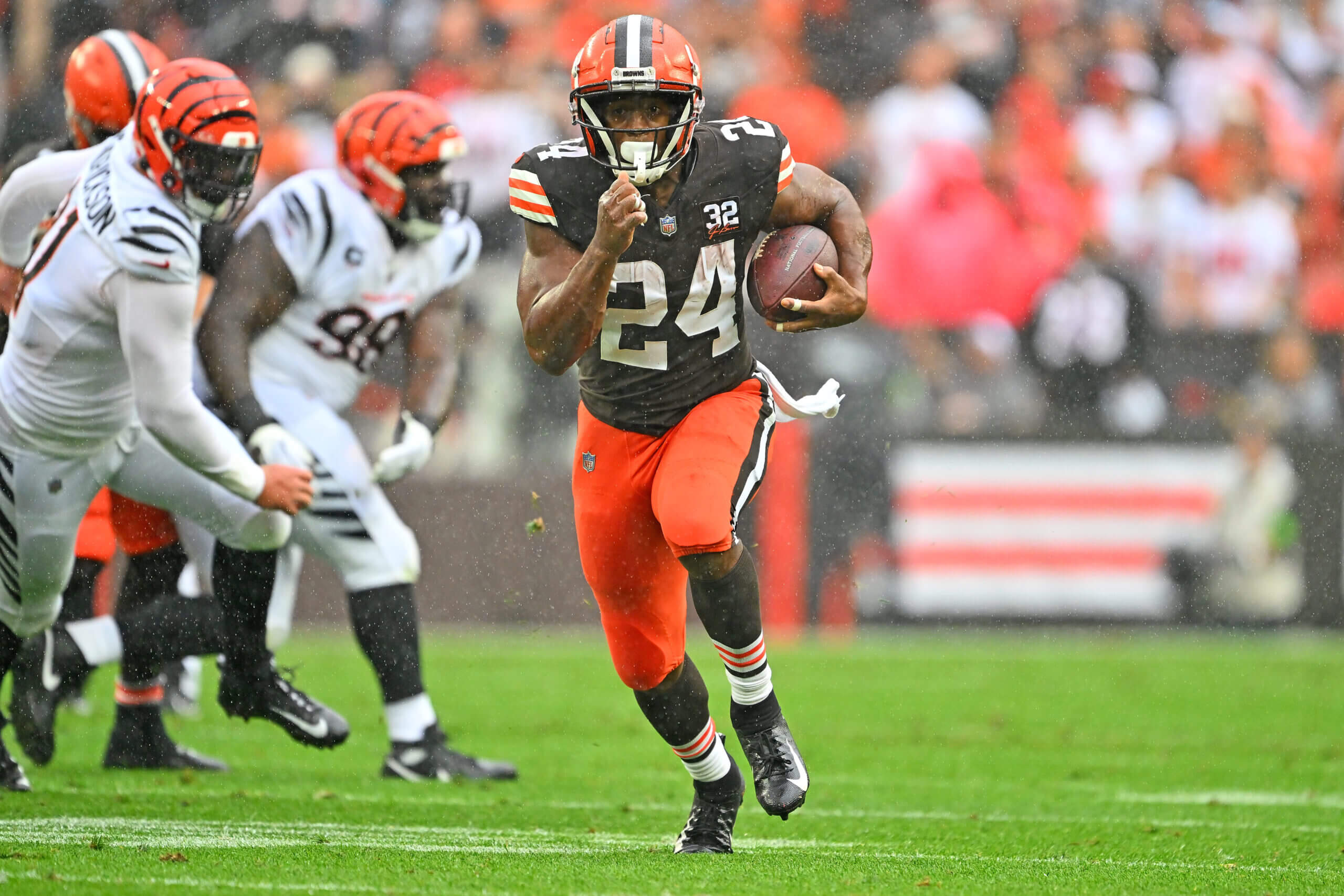 Fantasy football 2024 outlooks for Nick Chubb, T.J. Hockenson and more players returning from injury