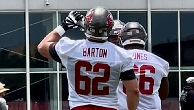 New Buccaneers C Graham Barton is Ready to Focus on Football