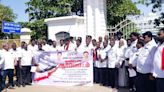 DMK lawyers stage protest against new criminal laws