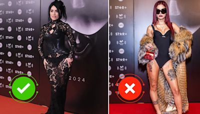 Premios Gardel 2024: los mejor y peor vestidos de la alfombra roja más esperada por la música argentina