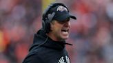 John Harbaugh unleashed his snark to NBC sideline reporter Melissa Stark