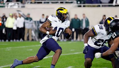 First-year Michigan coach Sherrone Moore might display some of his QB options in spring game