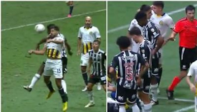 Atlético Mineiro derrota a Central con polémica: el penalazo que no le dieron...