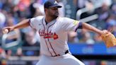 Braves' Lopez (forearm) exits after three innings