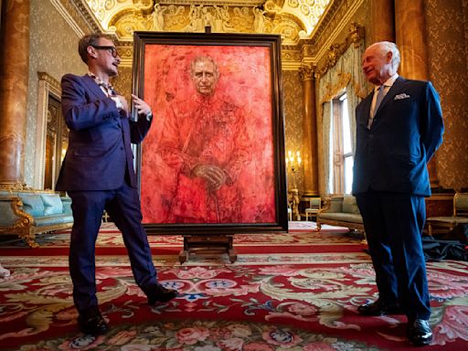 影/本尊都嚇一跳！英王查爾斯三世新肖像畫「太紅」惹爭議 創作者回應了