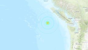 5.5M and three 4M earthquakes shake near Vancouver Island