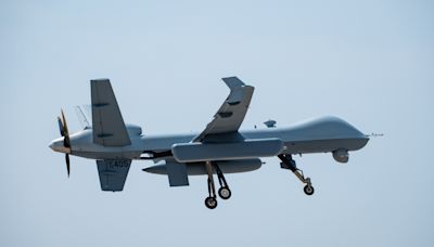 Declassified video shows US Reaper drone striking target in air force drill