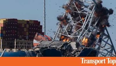 Collapsed Baltimore Bridge Span Comes Down With a Boom | Transport Topics