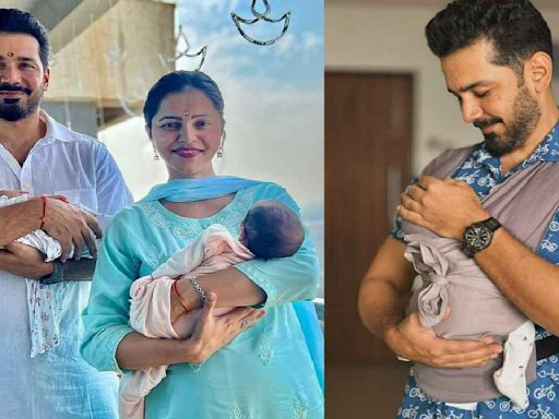 Abhinav Shukla's First Birthday as a Dad: A glimpse into his parenting journey with twin daughters Edhaa and Jeeva