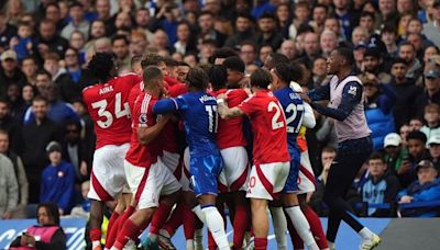 FA charges Chelsea and Nottingham Forest for mass melee at Stamford Bridge