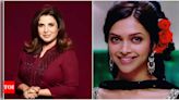 Farah Khan on Deepika Padukone’s bad diction during 'Om Shanti Om': Had enrolled her in everything so that she would improve | Hindi Movie News - Times of India